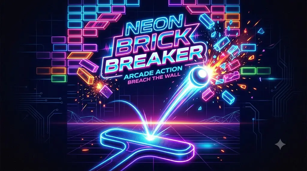 Neon Brick Breaker